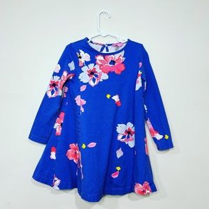 Joules blue floral dress  - Size 6